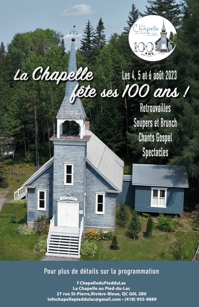 100e chapelle au pied du lac